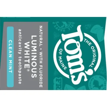Tom's of Maine Natural Luminous White Toothpaste - Clean Mint