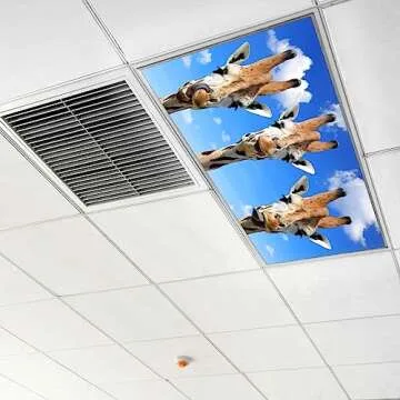 Funny Giraffe Magnetic Light Covers for Classroom & Home