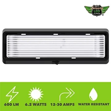 Leisure LED RV Porch Light 650 Lumens 12v - Enhanced Outdoor Lighting