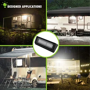 Leisure LED RV Porch Light 650 Lumens 12v - Enhanced Outdoor Lighting