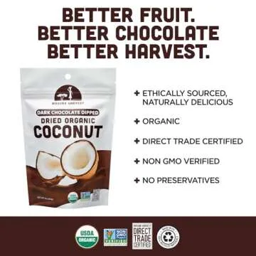 Mavuno Harvest Organic Chocolate Covered Coconut Snacks