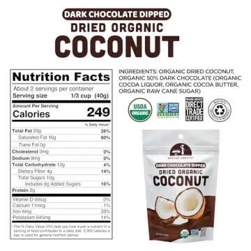 Mavuno Harvest Organic Chocolate Covered Coconut Snacks