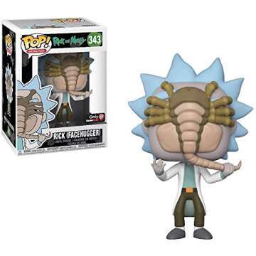 Funko Pop! Rick and Morty - Rick with Facehugger (Gamestop Exclusive) Funko Pop! Vinyl Figure (Inclu...