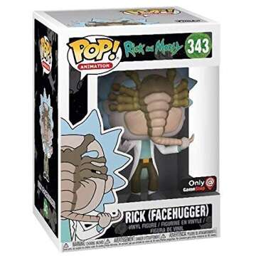 Exclusive Funko Pop! Rick and Morty Figure with Protector Case