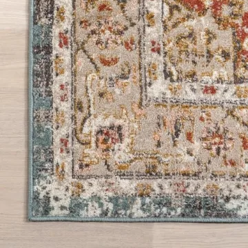 nuLOOM Oriental Rug Vintage Design Durable Easy Clean