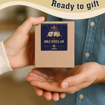 Bible Verse Jar for Women – 92 Inspirational Scriptures | Faith & Encouragement Gift