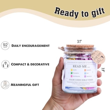 Christian Gifts for Women Bible Verse Jar with Scriptures