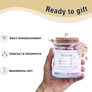 Christian Gifts for Women Bible Verse Jar with Scriptures