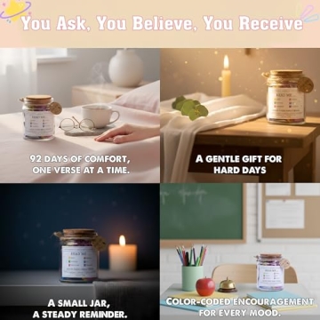 Christian Gifts for Women Bible Verse Jar with Scriptures