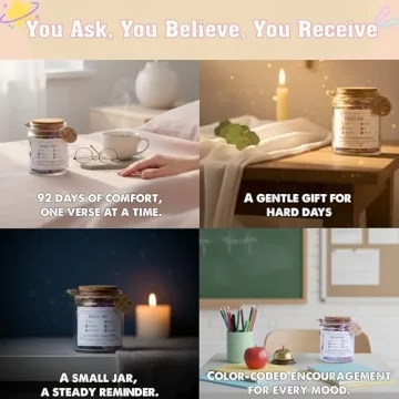 Christian Gifts for Women Bible Verse Jar with Scriptures