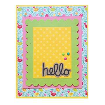 Spellbinders S4-133 Nestabilities Large Classic Scalloped Rectangles Etched Dies