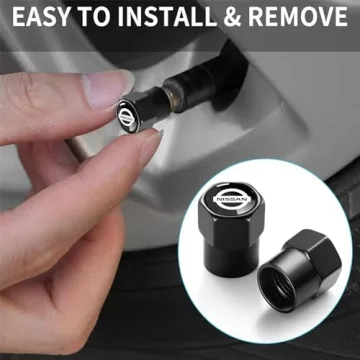 Durable Aluminum Tire Valve Stem Caps for Cars & Bikes - 4 Pack