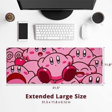 Large Anime Mouse Pad for Gaming and Office Use