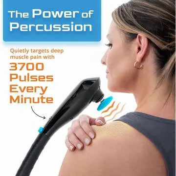 Mighty Bliss Deep Tissue Massager for Pain Relief