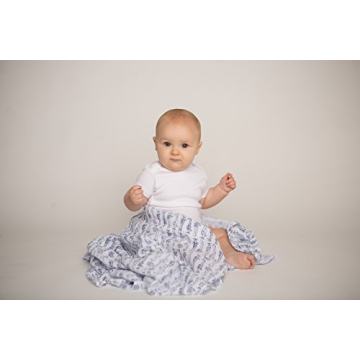 Hudson Baby Unisex Cotton Muslin Swaddle Blankets - 3-Pack