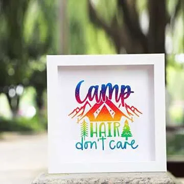 WRAPXPERT 12" Glitter Rainbow Adhesive Vinyl Roll