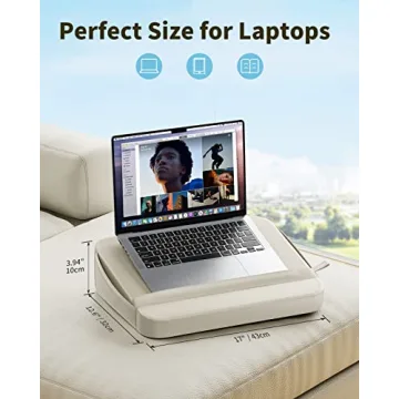 SAIJI Lightweight Portable Lap Desk for Laptop Use