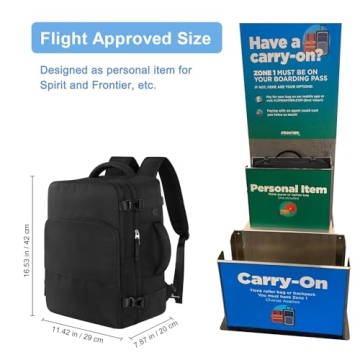 Hanples Versatile 16-Inch Laptop Backpack for Travel and School