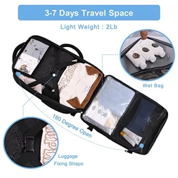 Hanples Versatile 16-Inch Laptop Backpack for Travel and School