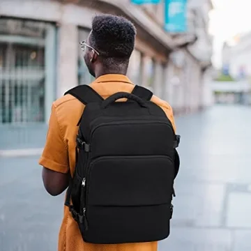 Hanples Versatile 16-Inch Laptop Backpack for Travel and School