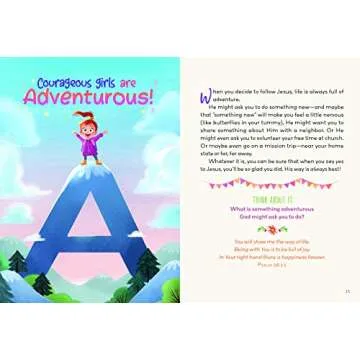 A to Z Devotions for Courageous Girls Inspirational Book