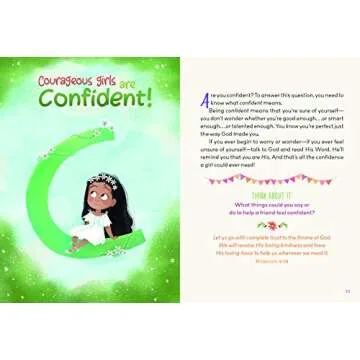 A to Z Devotions for Courageous Girls Inspirational Book