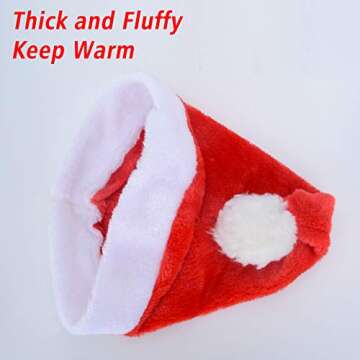 Holiday Velvet Santa Hat - Unisex Festive Party Essential
