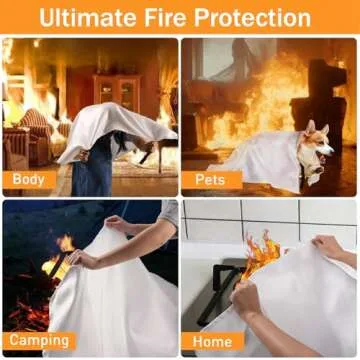 Mondoshop Emergency Fire Blanket - Home & Outdoor Safety