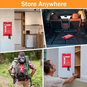 Mondoshop Emergency Fire Blanket - Home & Outdoor Safety