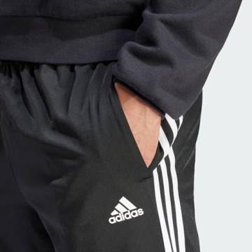 adidas Mens Essentials Warm-up Pants Black/White XS