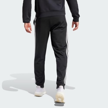 adidas Mens Essentials Warm-up Pants Black/White XS