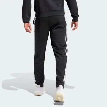 adidas Mens Essentials Warm-up Pants Black/White XS