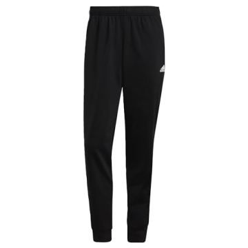 adidas Mens Essentials Warm-up Pants Black/White XS
