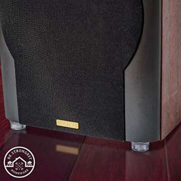 Door Bumper - Small Rubber Bumpers - Clear Rubber Door Stopper Bumpers - Wall Protector Clear Rubber Door Stop 12 in Pack - Shower Door Stoppers - Stick on Hard Bumpers for Walls Heavy Use (12)