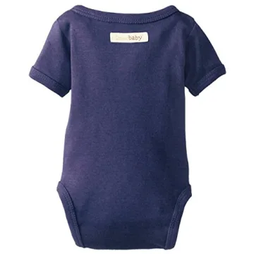 L'ovedbaby Organic Kimono Bodysuit for Newborns - Navy