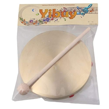 Yibuy Brass Opera Gong with Play Hammer for Events & Training