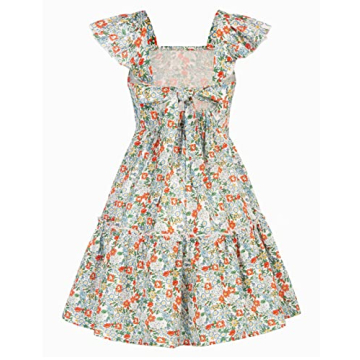 GRACE KARIN Girls Floral Spring Dress for Stylish Kids