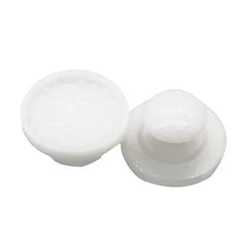 Sino Dental Orthodontic Brackets Bondable Braces Lingual Buttons 10pcs/Pack,Round Base,Ceramic Materials (1 Pack)