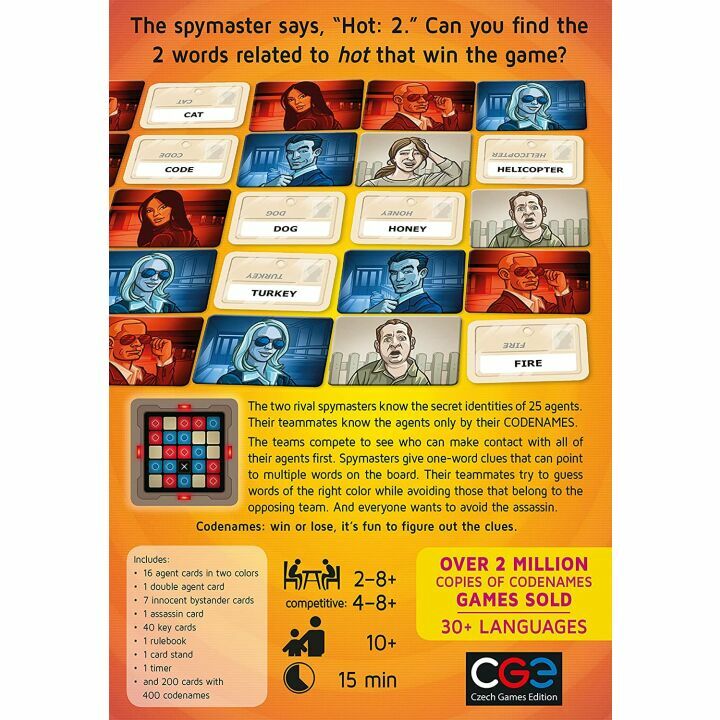 Codenames - Exciting Social Deduction Game by Czech Games