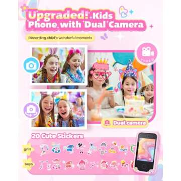 Eltrynic Kids Smart Toy Phone for 3-7 Year Olds