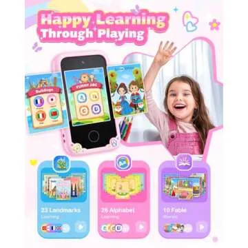 Eltrynic Kids Smart Toy Phone for 3-7 Year Olds