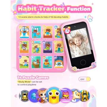 Eltrynic Kids Smart Toy Phone for 3-7 Year Olds