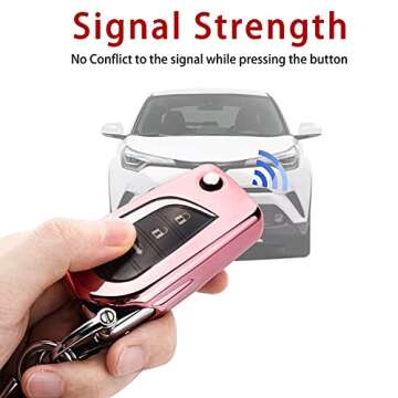KPPOWER Toyota Key Fob Cover - Protection & Style