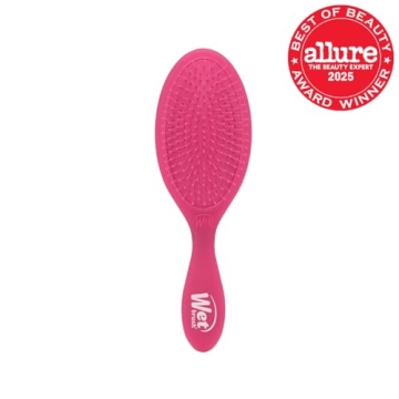 Wet Brush Original Detangler Hair Brush, Pink Frost - Ultra-Soft IntelliFlex Bristles - Detangling B...