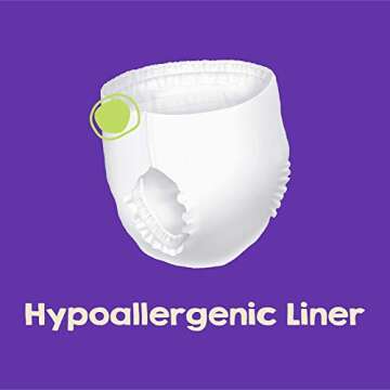 SleepOvers by Cuties, Bedwetting Underwear for Girls and Boys, Small/Medium 38-65 lbs, 60 Count