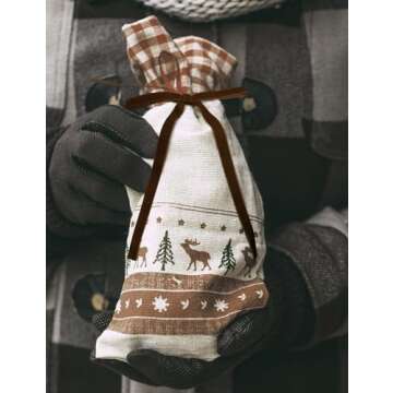 24 Pcs Velvet Christmas Tree Bows - Vintage Decor