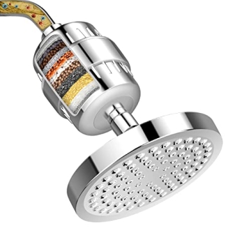 FEELSO Shower Head and 15 Stage Shower Filter for Healthier Showers