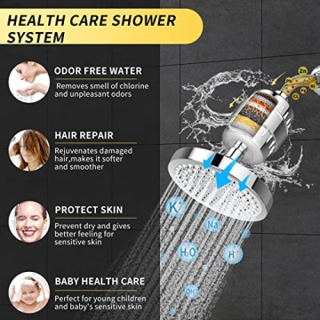FEELSO Filter Shower Head with 15 Stage Water Filtration