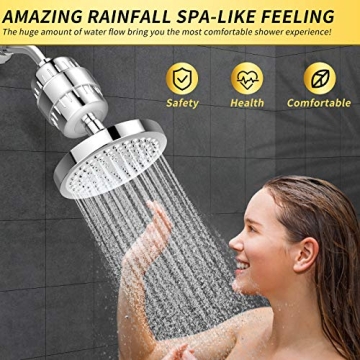 FEELSO Filter Shower Head with 15 Stage Water Filtration