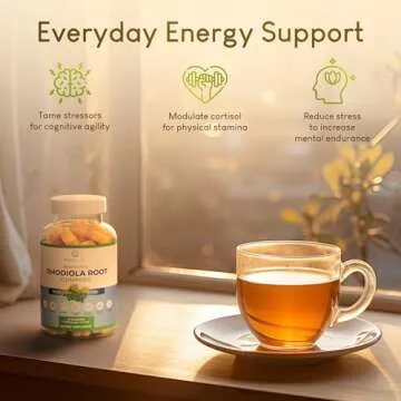 Sugar-Free Rhodiola Rosea Gummies for Energy & Mood